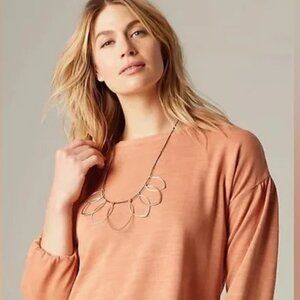 J.JILL "Pure Jill" French Terry 3/4-Sleeve Top